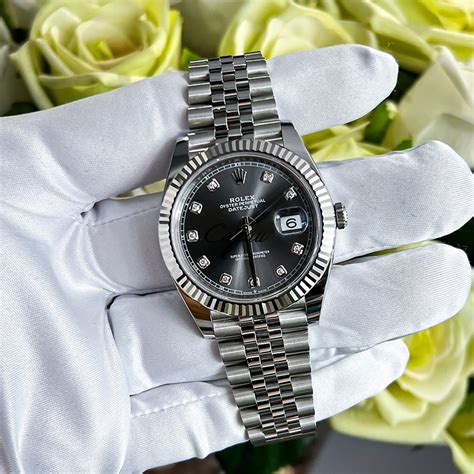 rolex datejusz 41 diamant|Rolex oyster dial.